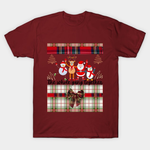 THE WHOLE GANG TOGETHER CHRISTMAS T-Shirt by O.M design